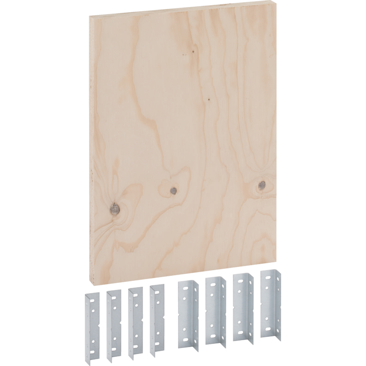 Duofix Montageplatte aus Holz Universal- STLB-Bau Mustervorlage -