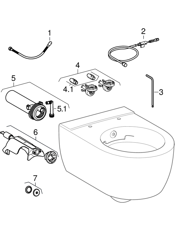 Konzolne WC školjke s funkcijom bidea, Rimfree (Geberit Acanto, iCon, iCon Square, Selnova, Smyle Square)