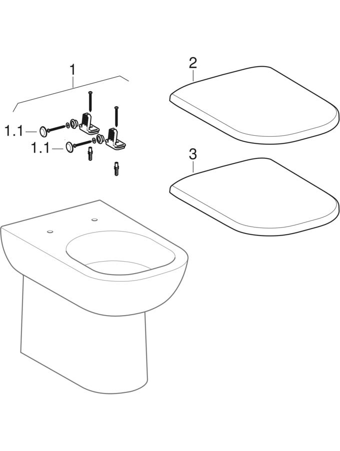 Podne WC školjke (Geberit Smyle)