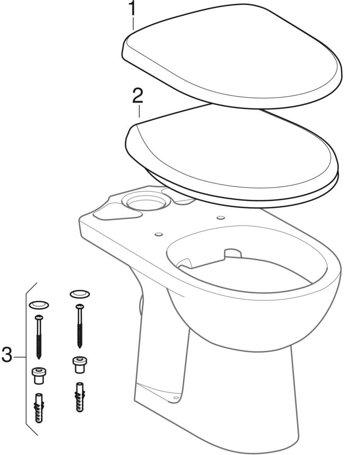 Vase WC pe pardoseală, Rimfree (Geberit Abalona, Dito, Dito 2, Selnova)
