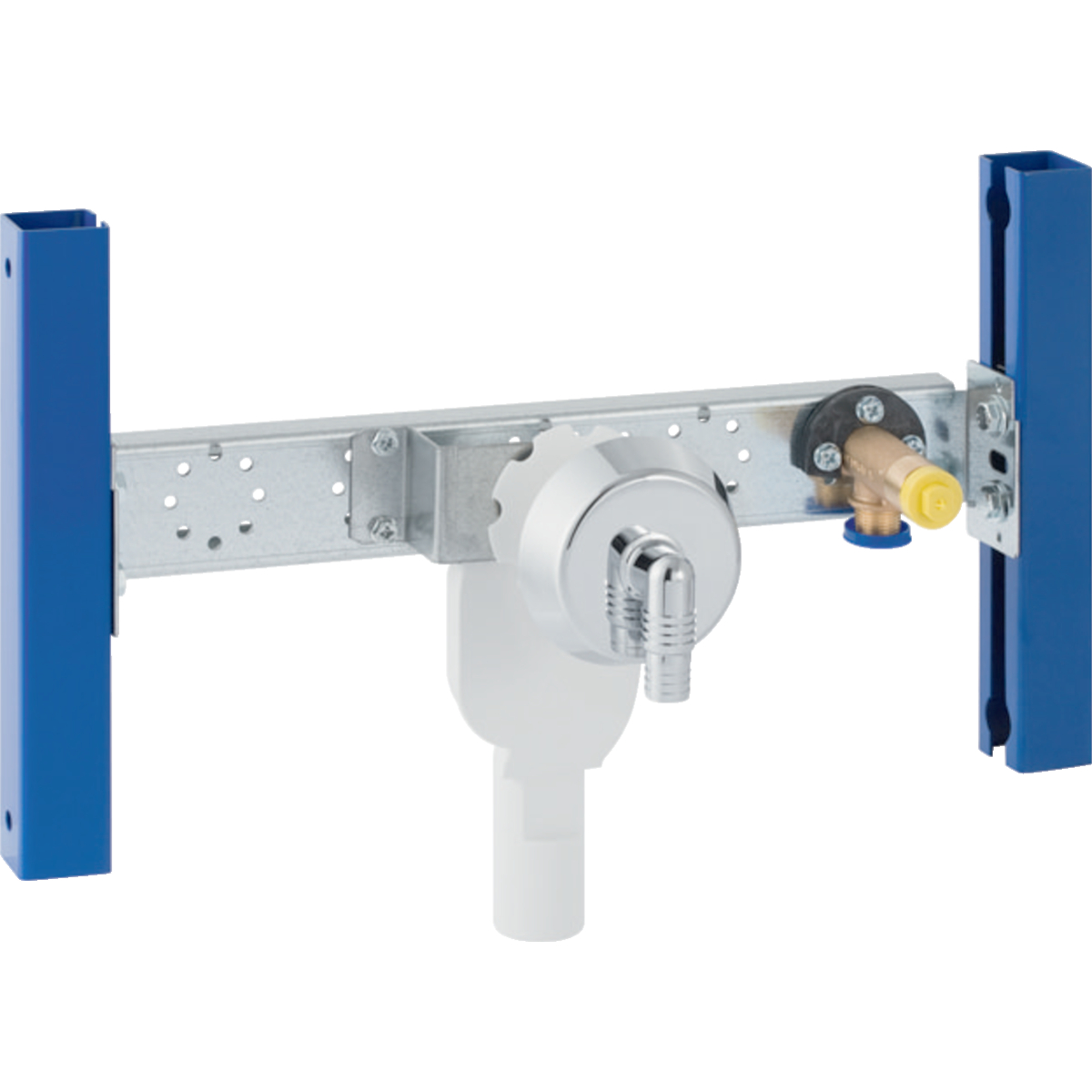 Duofox Traversenelement WM Wandarmatur AP, mit UP-Siphon- STLB-Bau Mustervorlage -