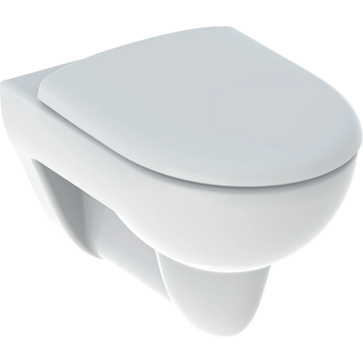 Renova Set Wand-WC mit WC-Sitz Tiefspüler, weiß- STLB-Bau Mustervorlage -