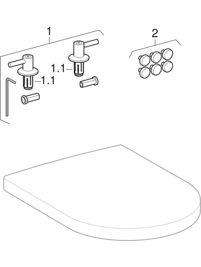 WC-Sitze (Geberit Lineo)