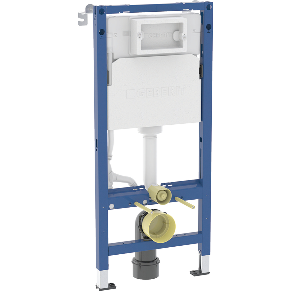 Spoelstop Spoeling Badkamer Geberit Duofix Basic Frame Spoelbak UP100 Geberit 458103001 Montage-Element Duofix Basic Für Wand-WC, Mit Geberit Duofix 458103001