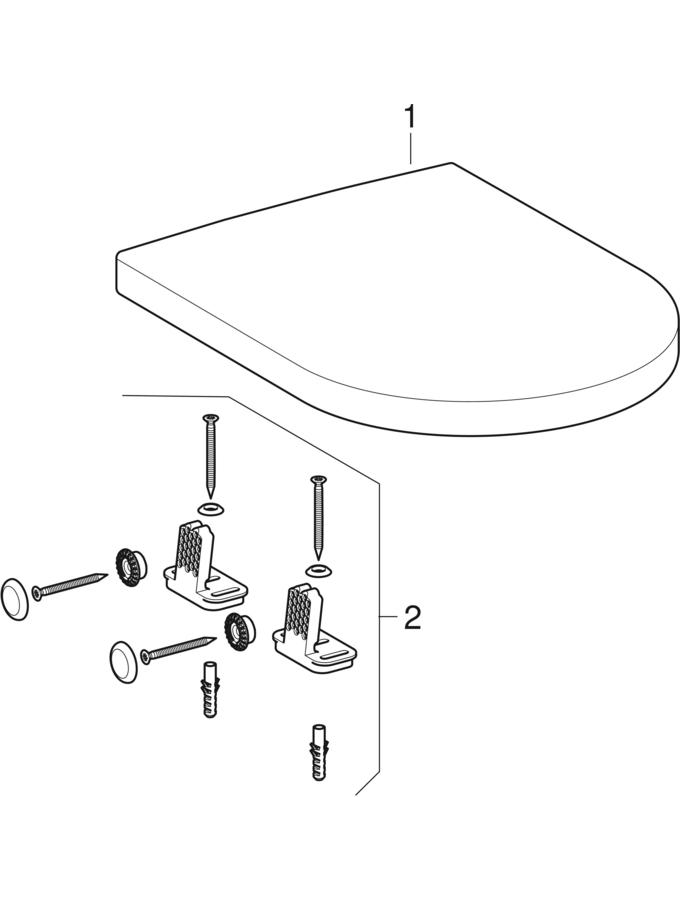 Põrandapealsed WC-potid (Geberit Easy.02)