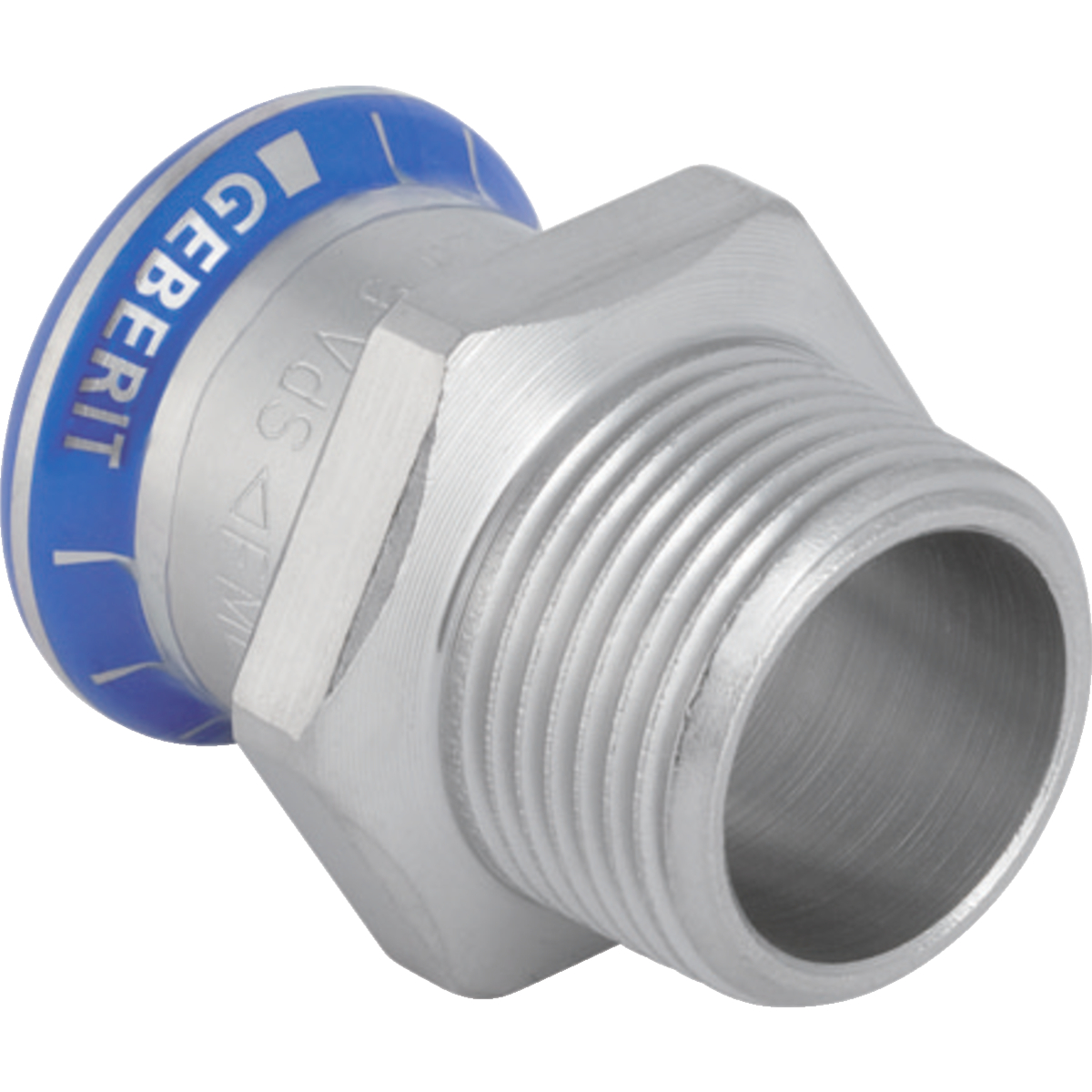Mapress Edelstahl Übergang mit AG d12-R3/8- STLB-Bau Mustervorlage -
