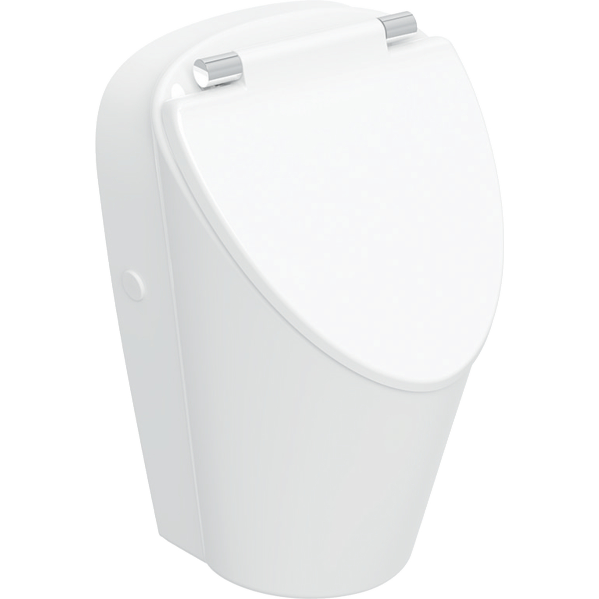 Renova S Urinal mit Deckel, Zul. hi. Abga hinten od. unten, weiß- STLB-Bau Mustervorlage -