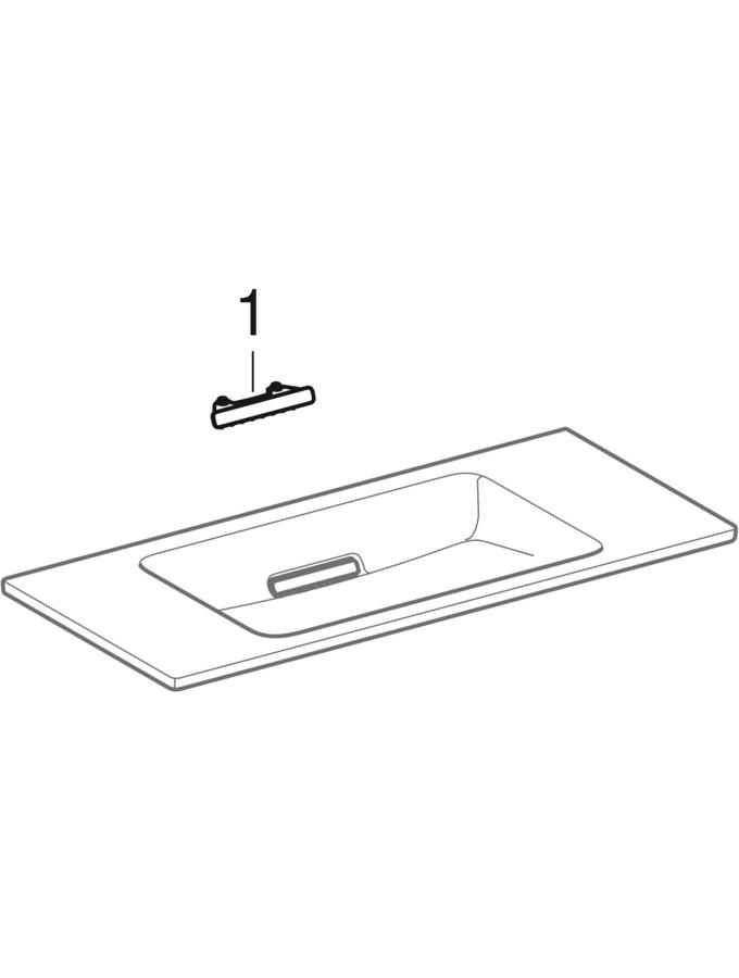 Washbasins, small projection (Geberit ONE)