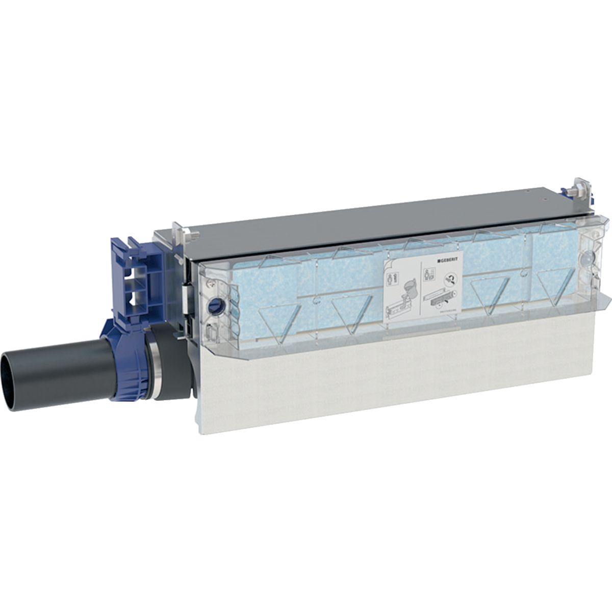 GIS Element für Dusche mit Wandablauf d40- STLB-Bau Mustervorlage -