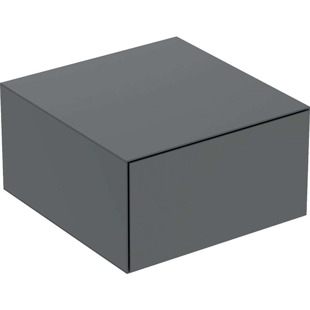 ONE Seitenschrank mit 1 Schubl. 45x24,5x47cm, lava matt- STLB-Bau Mustervorlage -