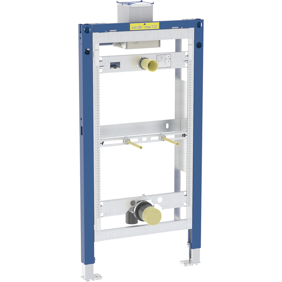 Duofix Element f. Urinal, 98 cm universell, f. Betätigung von oben- STLB-Bau Mustervorlage -