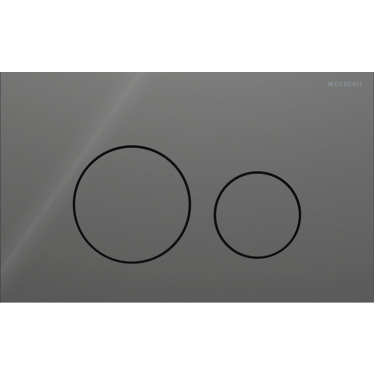 Sigma 40 BetPl., für 2-Mengen-Spülung Round, Glas, Lava- STLB-Bau Mustervorlage -