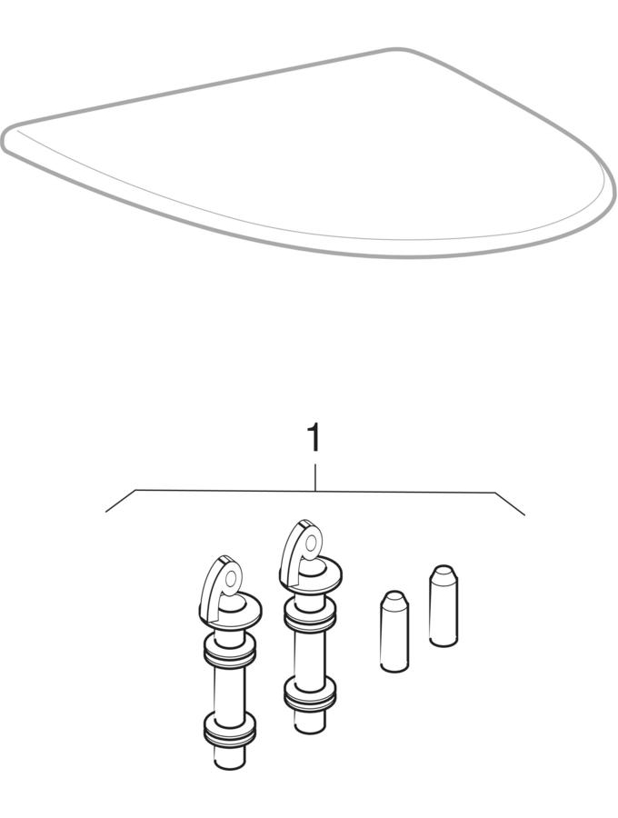 Minkšti WC puodų dangčiai (Ifö/IDO/Porsgrund Aqua, Cera, Pro, Sign, Spira)