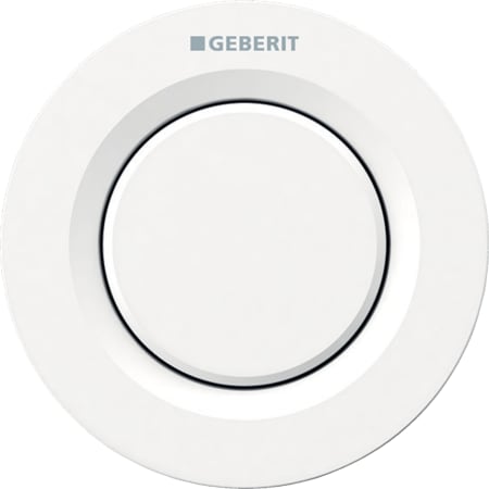 Typ 01 Fernbetätigung, rund, pmeum. 1-Mengen-Sp., UP-Drücker, weiß