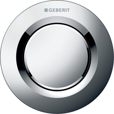 Typ 01 Fernbetätigung, rund, pmeum. 1-M-Sp., UP-Drücker, chrom glänzend