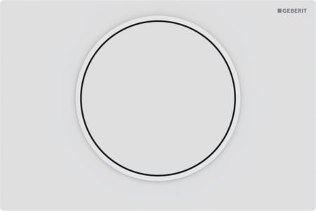 Geberit Sigma10 / Rond, spoel-stop spoeling