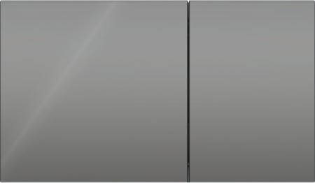 Geberit Sigma70 flush plate, square, dual flush: Button: lava / glossy glass, B=25cm