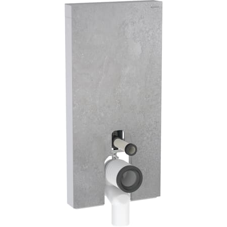 Geberit Monolith Sanitärmodul mit Steinzeugfront in Betonoptik
