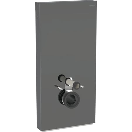Geberit Monolith Sanitärmodul mit Glasfront in Lava