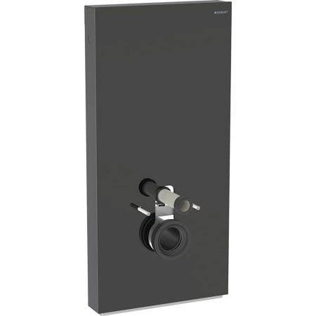 Geberit Monolith Sanitärmodul mit Glasfront in Schwarz