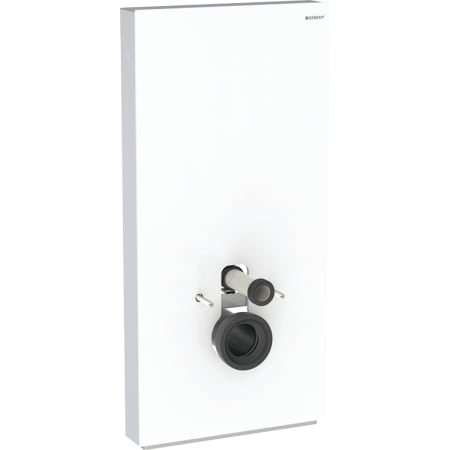 Geberit Monolith Sanitärmodul mit Glasfront in Weiß
