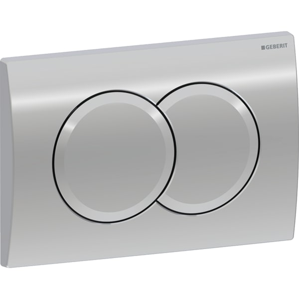 QeramiQ Push Plaque de déclenchement DualFlush pour bâti-support