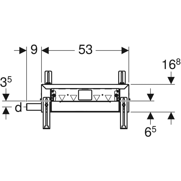 Estrutura Geberit Kombifix Para Duche Com Sif o De Parede CleanWall Estrutura Geberit Kombifix Para Duche Com Sif o De Parede CleanWall