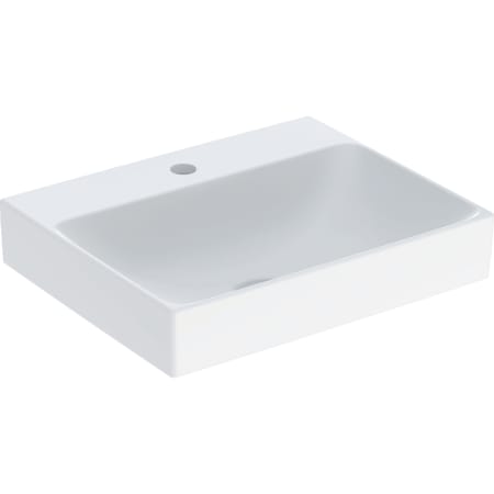 Geberit ONE lay-on washbasin, rectangular, vertical outlet