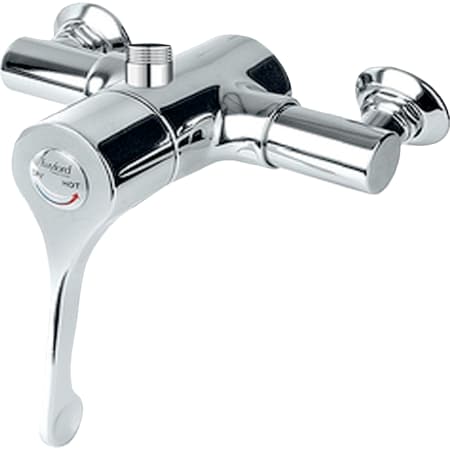 Twyford Sola shower tap, surface mounting, single-lever thermostatic mixer, top outlet