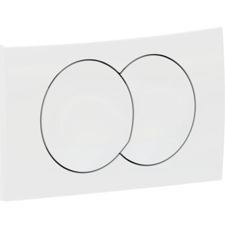 Plaque de déclenchement Geberit Delta Zero, ronde, rinçage double touche