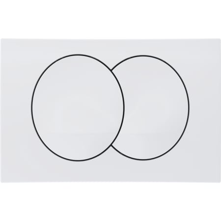 Geberit Delta Zero betjeningsplade, rund, dobbeltskyl