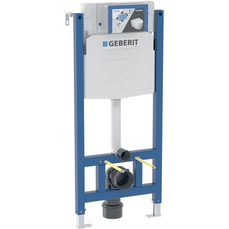 Geberit Duofix element for wall-hung WC, 117 cm, with Sigma concealed cistern 12 cm