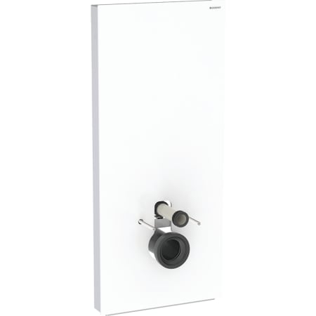 Geberit Monolith Plus sanitary module for wall-hung WC, 114 cm, front cladding made of glass