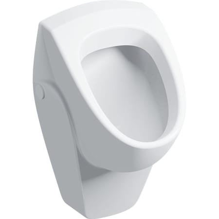 Geberit Selnova urinal, inlet from the rear, outlet to the rear