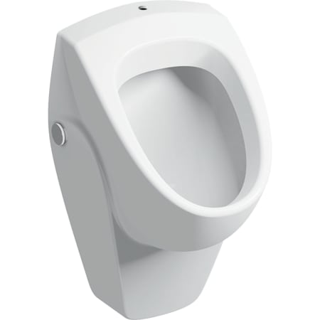 Geberit Selnova urinal, inlet from the top, outlet to the rear or downwards