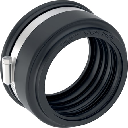 Geberit PE adapter sleeve to cast iron