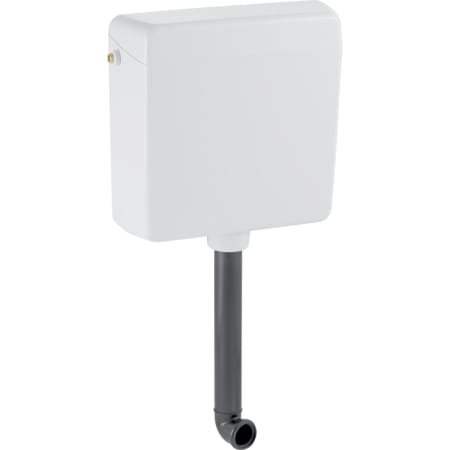 Geberit AP123 exposed cistern, stop-and-go flush, for remote flush actuation