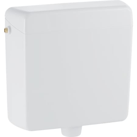 Geberit AP123 exposed cistern, single flush, for remote flush actuation