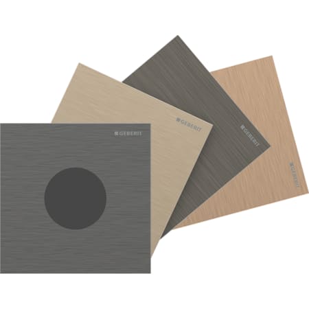 Geberit Typ 40 Abdeckplatte, rund, kundenspezifisches Finish