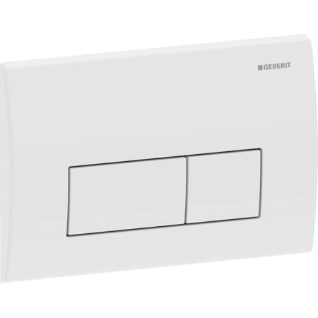 Geberit Kappa50 actuator plate, square, dual flush