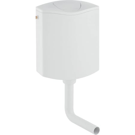 Geberit AP116plus išorinis bakelis, dviejų kiekių nuleidimo funkcija, su valomojo WC puodo bakelio kubelio įdėklu