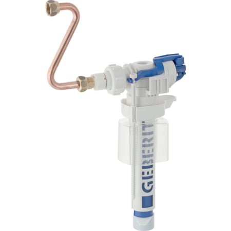Geberit Type 380 fill valve, lateral water supply connection, 3/8", nipple made of brass