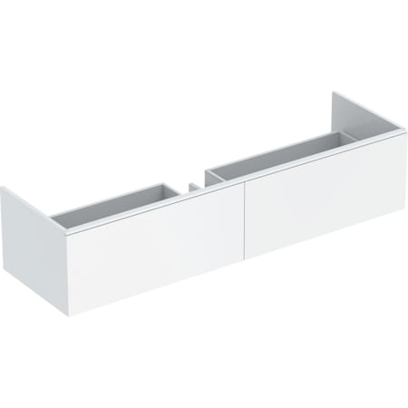 Geberit Xeno² cabinet for washbasin made of solid surface material, with two drawers
