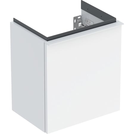 Geberit iCon cabinet for handrinse basin, with one door
