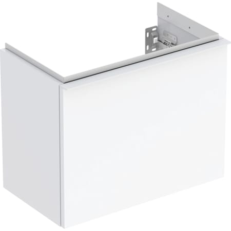 Geberit iCon cabinet for handrinse basin, with one drawer