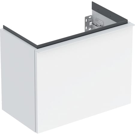 Geberit iCon cabinet for handrinse basin, with one drawer