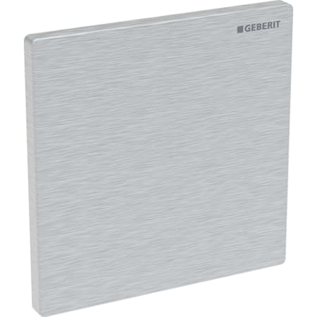 Geberit cover plate made of stainless steel, for urinal flush control