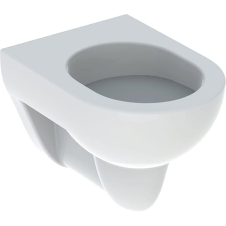 WC suspendu à fond creux Geberit Renova Compact sans trous d’abattant WC