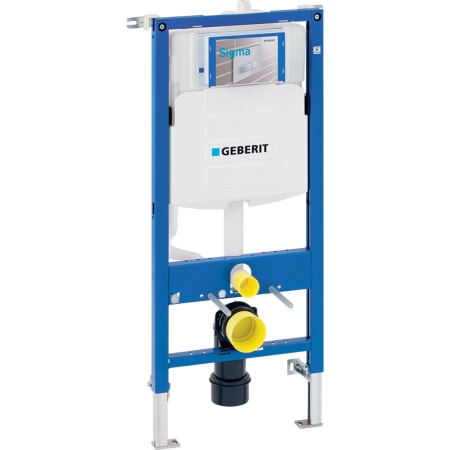 Geberit Duofix element for vegghengt toalett, 112 cm, med Sigma innbyggingssisterne 12 cm, PEX-kopling
