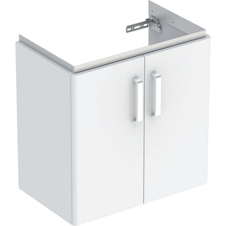 Geberit Selnova Compact cabinet for washbasin, with two doors and service space